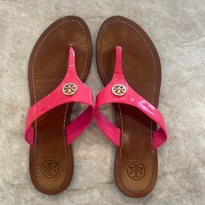 Hot Pink Tory Burch Flip Flops